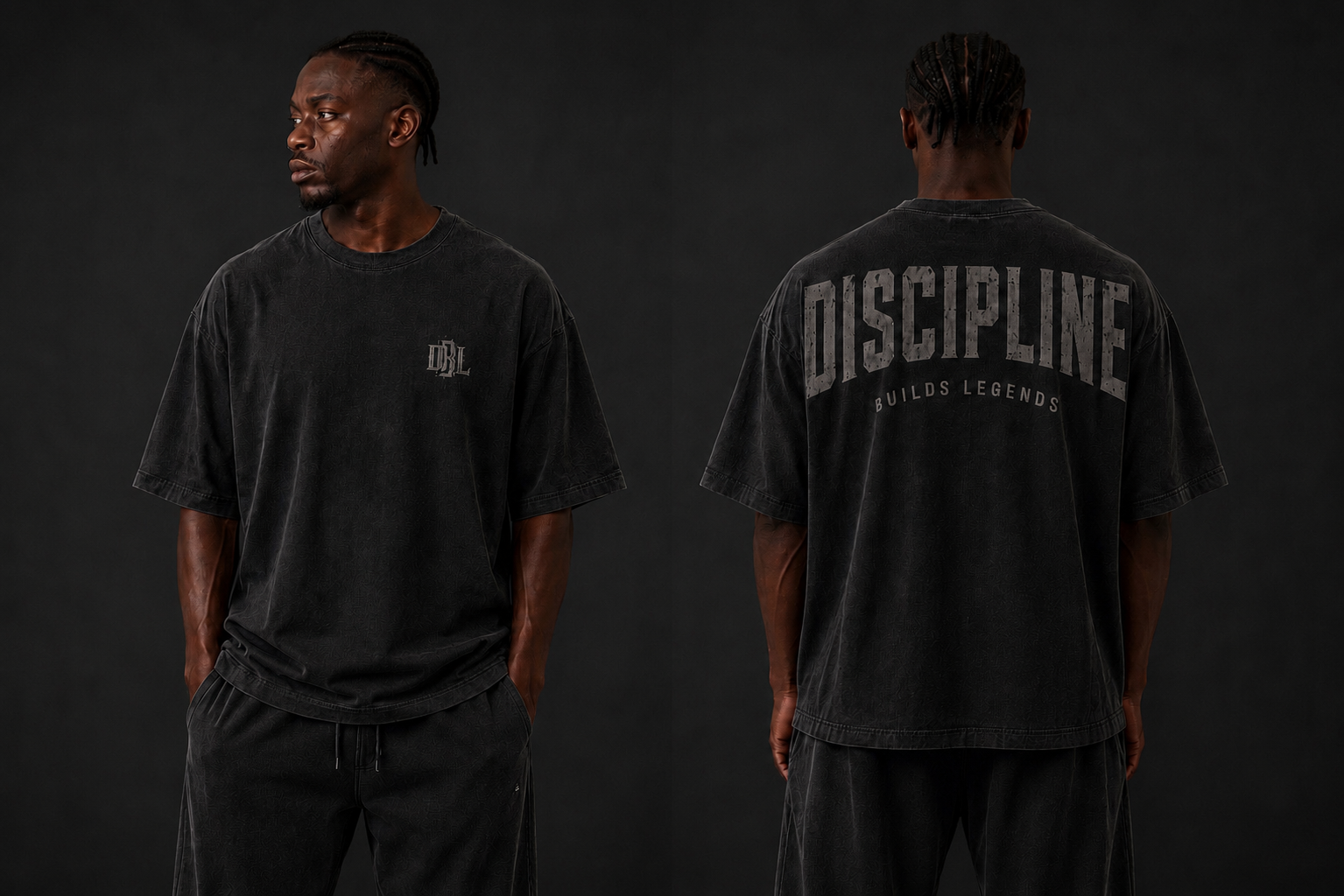 DBL Oversize Vintage Tee- Negro Vintage| Próximamente Septiembre 2026
